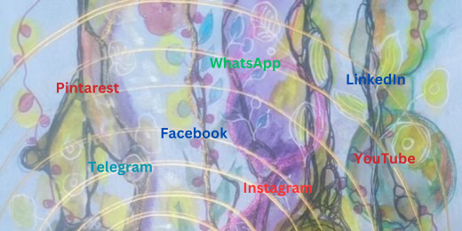 Cosmic Painting Social Media